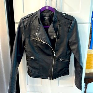 Love Tree faux leather jacket